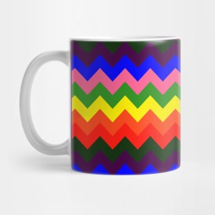 rainbow chevron Mug